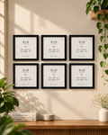 Pack of 6 Square Frames