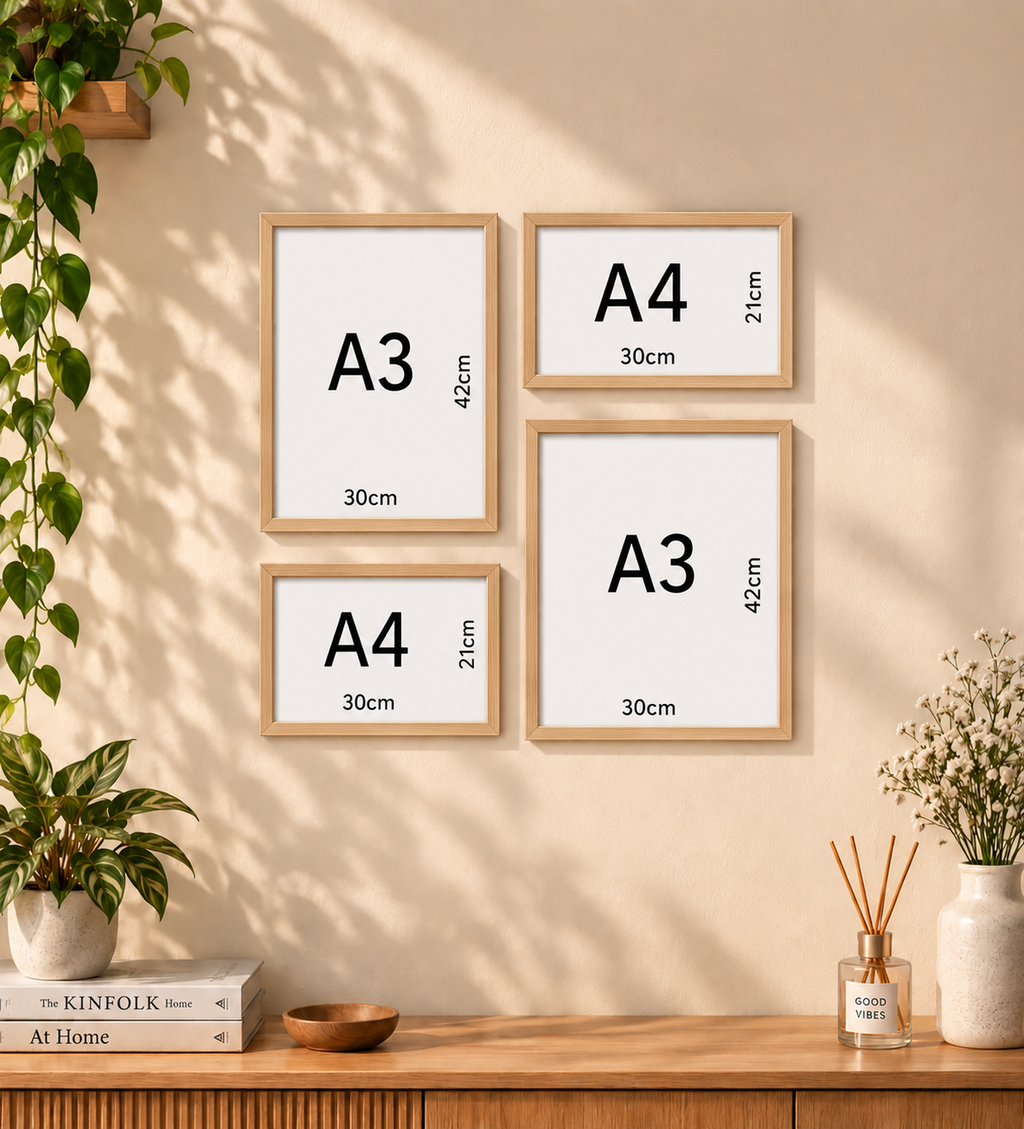 Wall Gallery DESING-1 (total-4 frames)