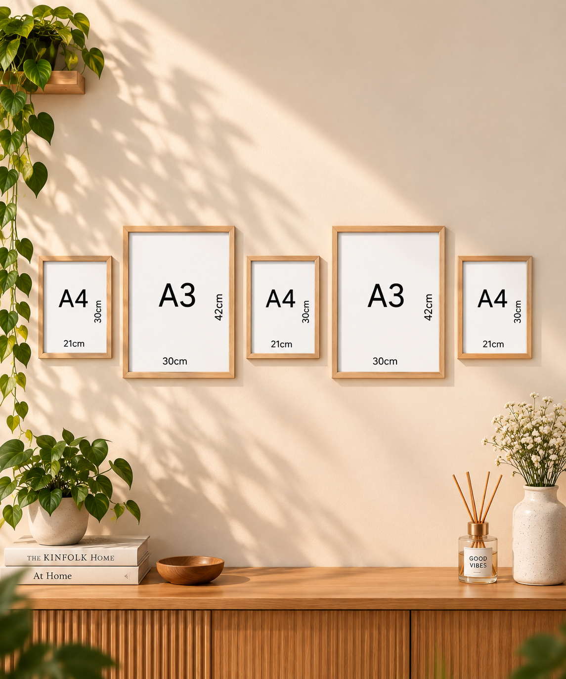 Wall Gallery DESING-3 (total-5 frames)