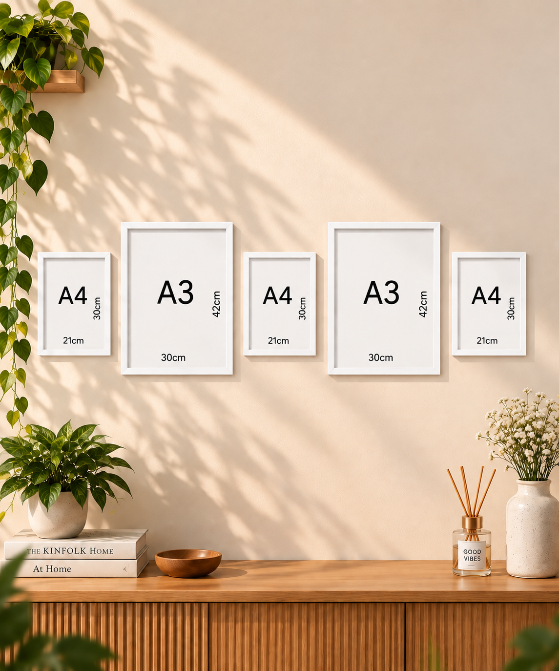 Wall Gallery DESING-3 (total-5 frames)