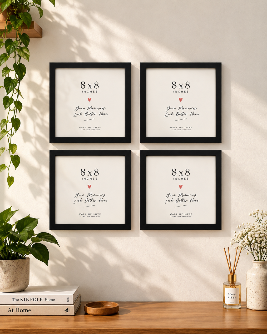 Pack of 4 Square Frames