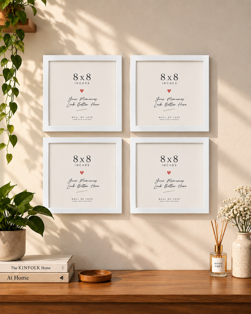Pack of 4 Square Frames