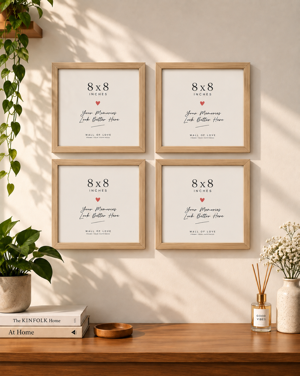 Pack of 4 Square Frames