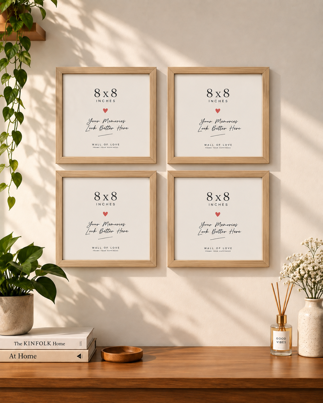 Pack of 4 Square Frames