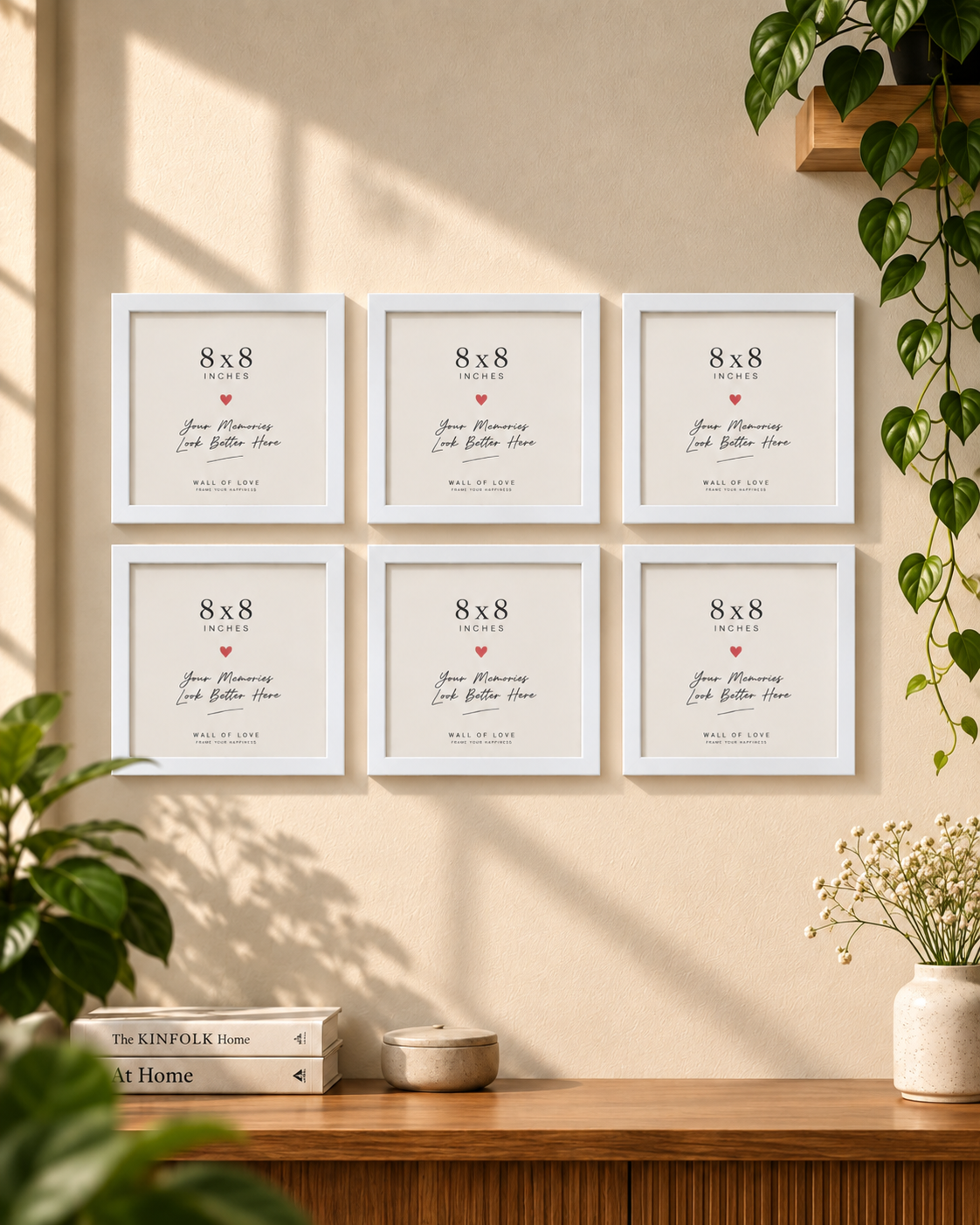 Pack of 6 Square Frames